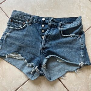Agolde Parker vintage cut denim shorts size 26